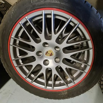 Оригинальные диски Porsche 20 дюймов с ламельными шинами