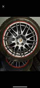 Porshe originaalveljed 20” koos lamell rehvidega (2 foto / 4)
