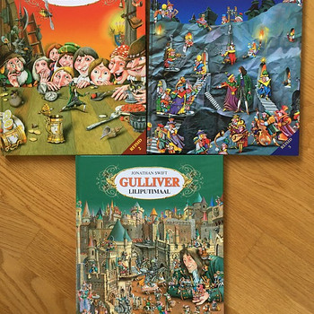 Новые книги Джонатана Свифта "Гулливер" (три тома)