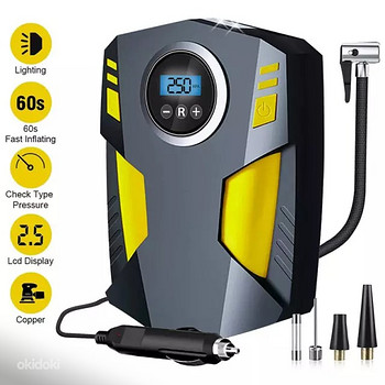 Автомобильный компрессор:Digital Tire Inflator stop memory!