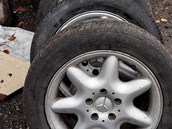 16 "MB veljed 7x 16 5x112 et36 +rehvid Goodyear 215 55 16