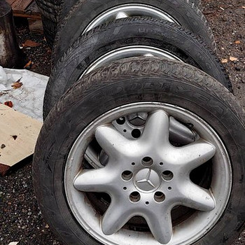 16"MB диски 7x 16 5x112 et36 + резина Goodyear 215 55 16