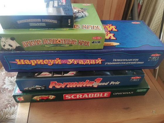 Настольные игры по 5 штук