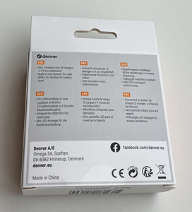 Denver TWE-38 True Wireless Earbuds White (2 foto / 4)