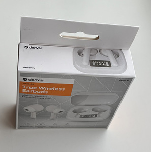 Denver TWE-38 True Wireless Earbuds White (4 foto / 4)