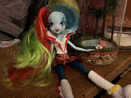 My little pony Equestria Girls Rainbow Rocks Dash Doll Frien