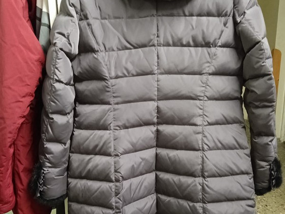 Куртка теплая, пух,рахмерL/Xl,как новая