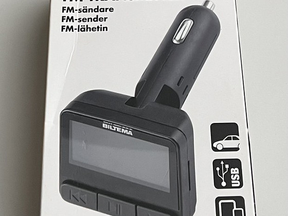 Biltema FM transmitter with Bluetooth