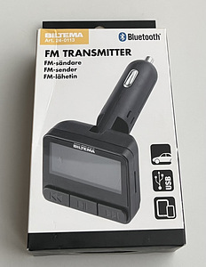 Biltema FM transmitter with Bluetooth (1 фото из 2)