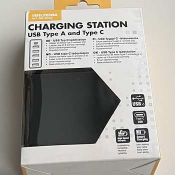 Biltema Charging station, USB Type A and Type C