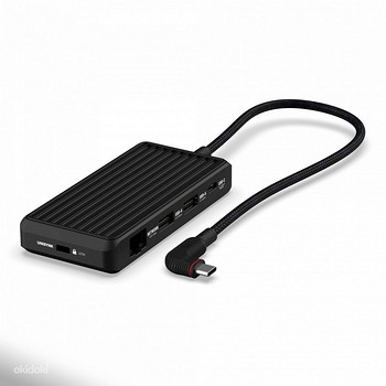 Unisynk 8 Port USB-C Hub V2 , Black