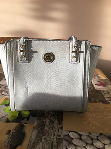 Anne Klein originaal käekott krokodilli nahast. (1 foto / 5)