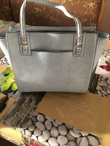 Anne Klein originaal käekott krokodilli nahast. (3 foto / 5)