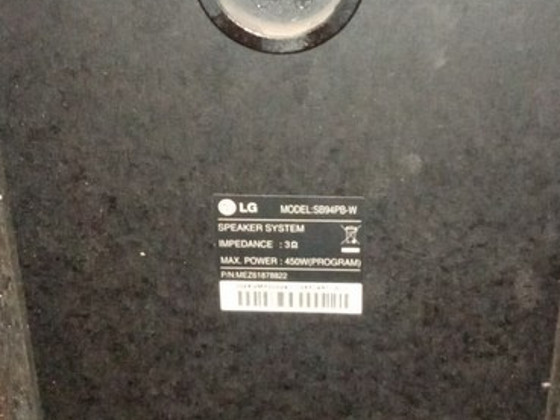 Müüa Subwoofer\Bassikõlar LG 450W!!
