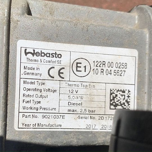 Webasto Evo 5kw Diesel + Thermo-Call Komplekt (3 foto / 3)
