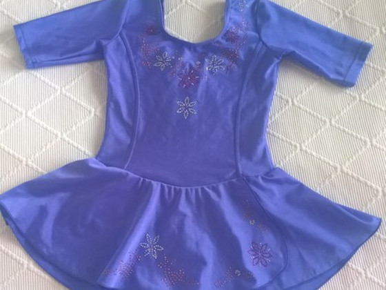 Детский танцевально-гимнастический купальник, 140