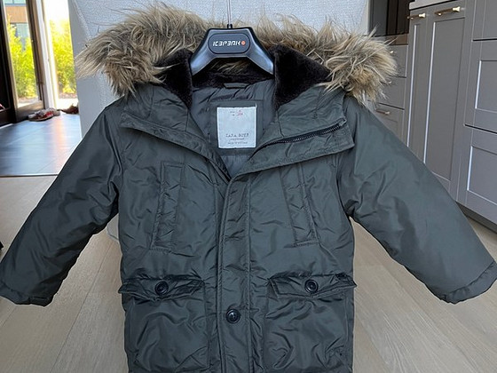 Zara зимняя парка 104