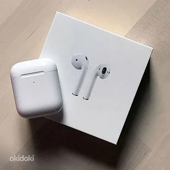 White 2nd Generation Wireless Apple Airpods (only KEYS +usb)