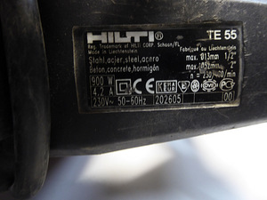 Перфоратор Hilti TE55 (5 фото из 5)