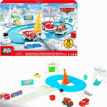 Advent calendar with toys Cars, Cry babies, Toy Mini Brands