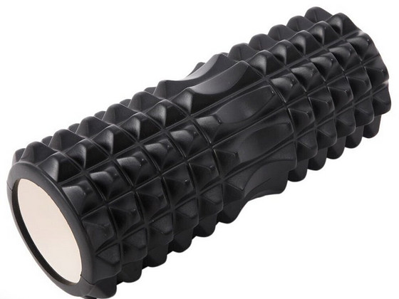 Vahtrull massaaži ja fitnessi jaoks, must