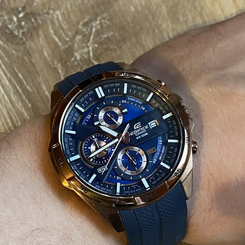CASIO EDIFICE EFR-556P DY QUARTZ ANALOG WATCH / KÄEKELL