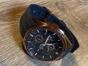 CASIO EDIFICE EFR-556P DY QUARTZ ANALOG WATCH / KÄEKELL (2 foto / 3)
