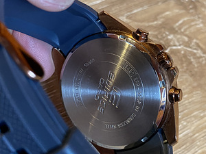 CASIO EDIFICE EFR-556P DY QUARTZ ANALOG WATCH / KÄEKELL (3 foto / 3)