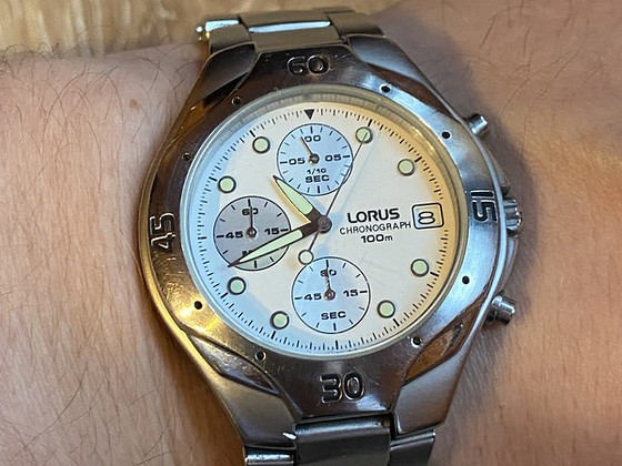 LORUS V657-X030 Часы с хронографом / часы ЯПОНИЯ
