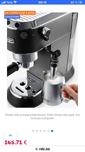 Кофемашина DeLonghi EC685BK (1 фото из 3)