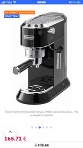 Кофемашина DeLonghi EC685BK (3 фото из 3)