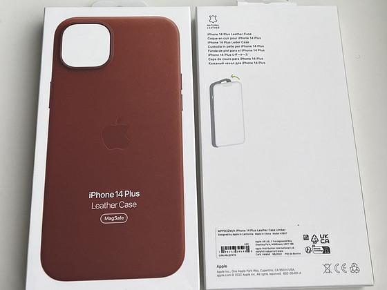 Apple iPhone 14 Plus Leather Case with MagSafe