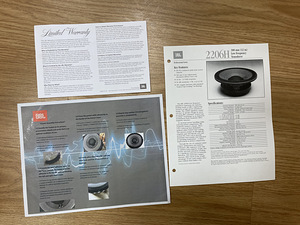 JBL - 2206H (bass speaker) (пара) 2 шт. вместе (8 фото из 10)