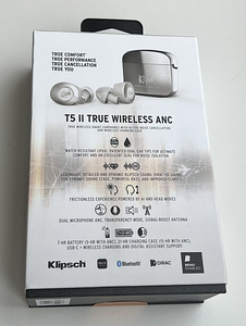 Klipsch T5 II True Wireless ANC Gunmetal/Silver (6 фото из 8)