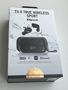 Klipsch T5 II True Wireless Sport Black/Gray (1 фото из 8)