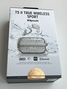 Klipsch T5 II True Wireless Sport Black/Gray (5 фото из 8)