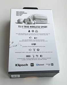 Klipsch T5 II True Wireless Sport Black/Gray (6 фото из 8)