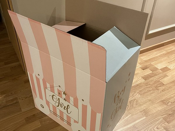 Gender party reveal box