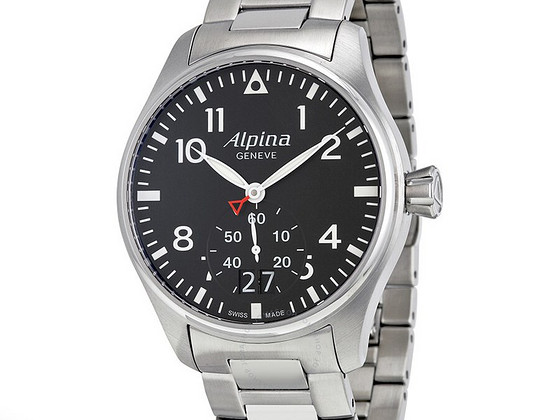 Новые мужские швейцарские часы Alpina Startimer Pilot