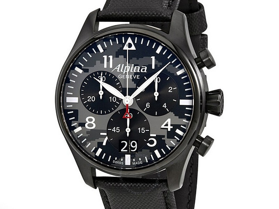 Новые мужские швейцарские часы Alpina Startimer Chronograph