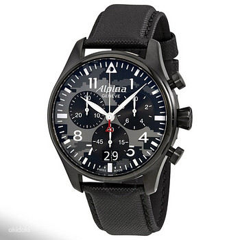 Новые мужские швейцарские часы Alpina Startimer Chronograph