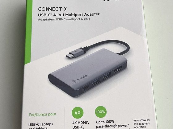 Belkin Connect USB-C 4-in-1 Multiport Adapter