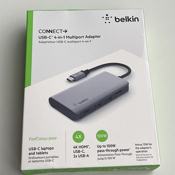 Belkin Connect USB-C 4-in-1 Multiport Adapter
