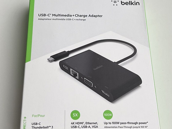 Belkin USB-C Multimedia + Charge Adapter (100W)