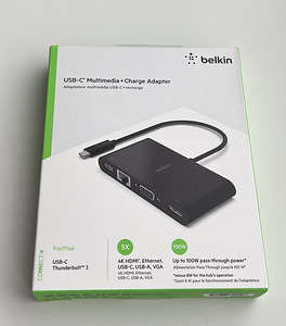 Belkin USB-C Multimedia + Charge Adapter (100W) (1 foto / 4)