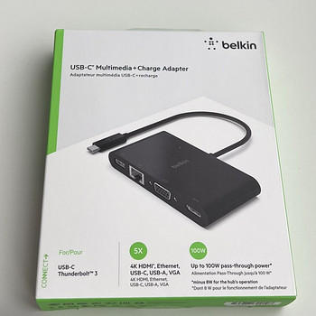 Belkin USB-C Multimedia + Charge Adapter (100W)