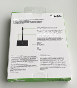 Belkin USB-C Multimedia + Charge Adapter (100W) (2 foto / 4)