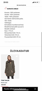 Talvejope Tom Tailor XS (4 foto / 5)