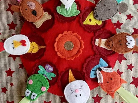 Развивающая игра из фетра
