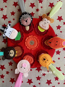 Развивающая игра из фетра (3 фото из 9)